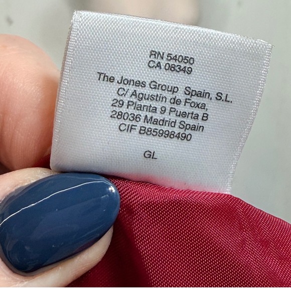 Kasper Women's Red Blazer Size 6 Single‎ Breasted Button Down Collar - Picture 7 of 7